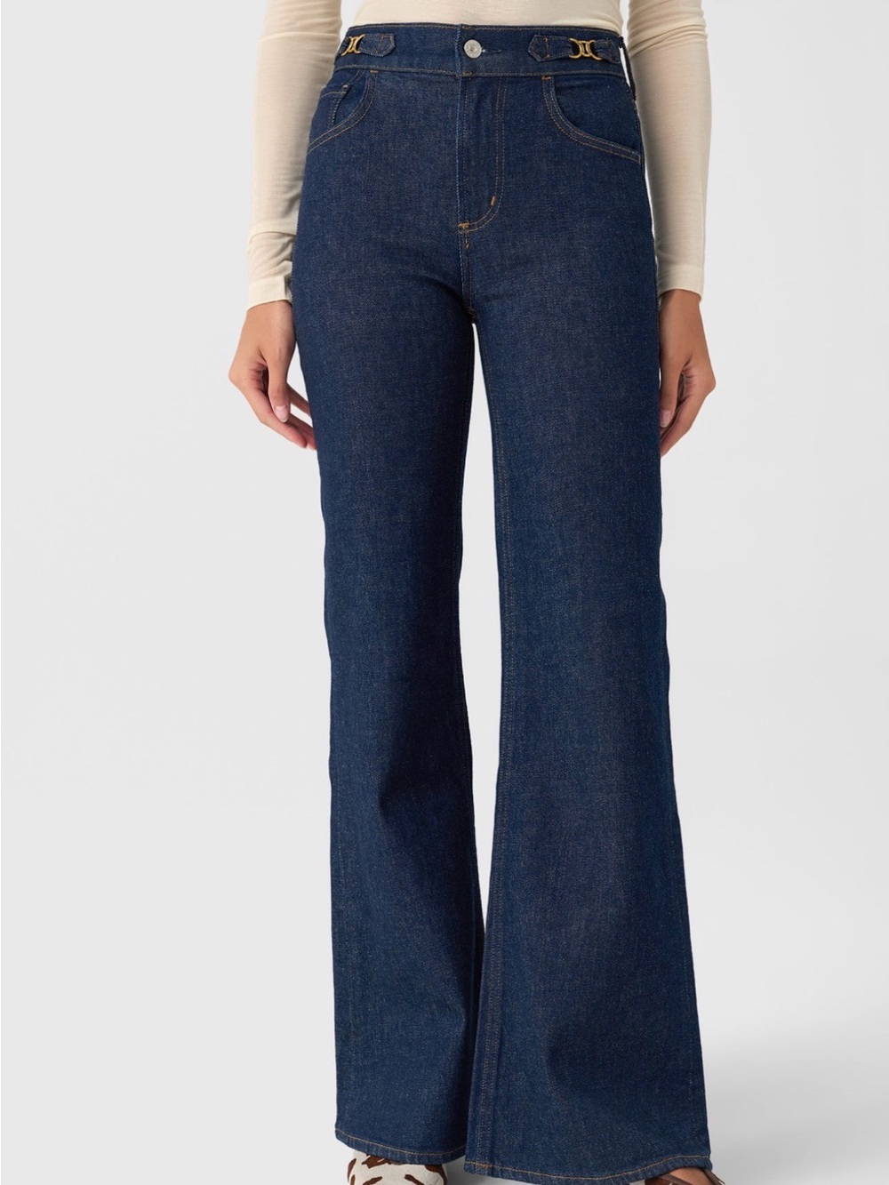 Citizens Of Humanity Dark Blue Flare Jeans